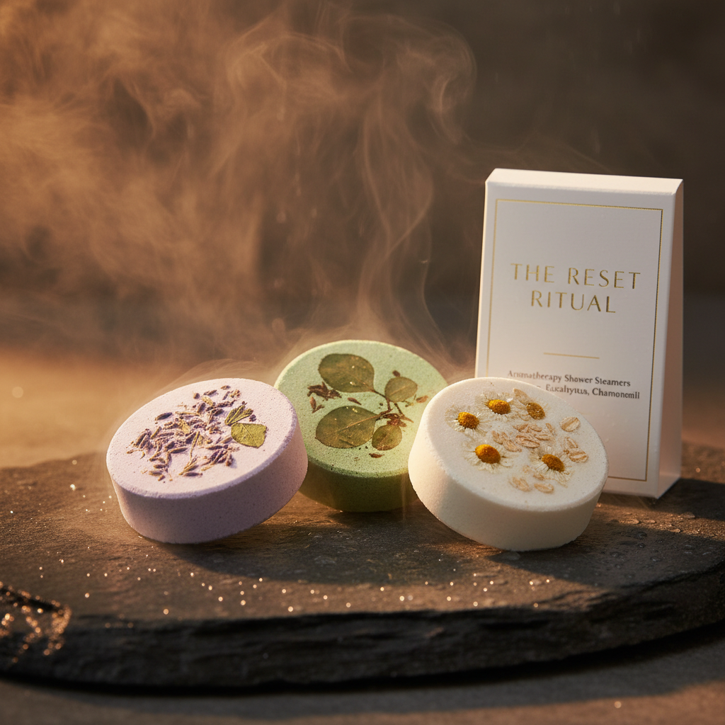 The Reset Ritual — Aromatherapy Shower Steamer Set